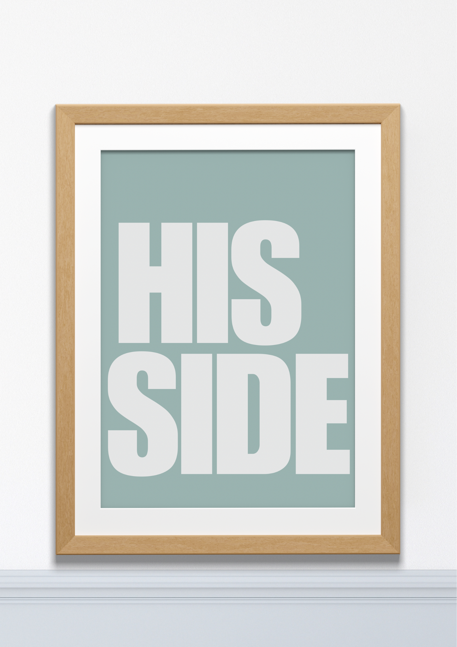 His & Her Side Print Set