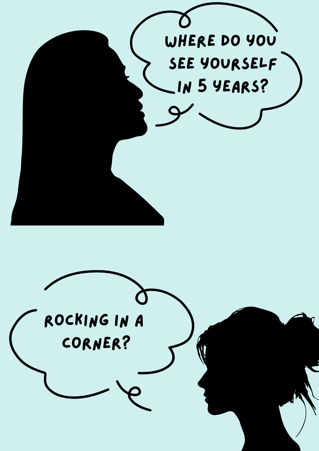 Where Do You See Yourself in 5 Years? – Funny Wall Art Print