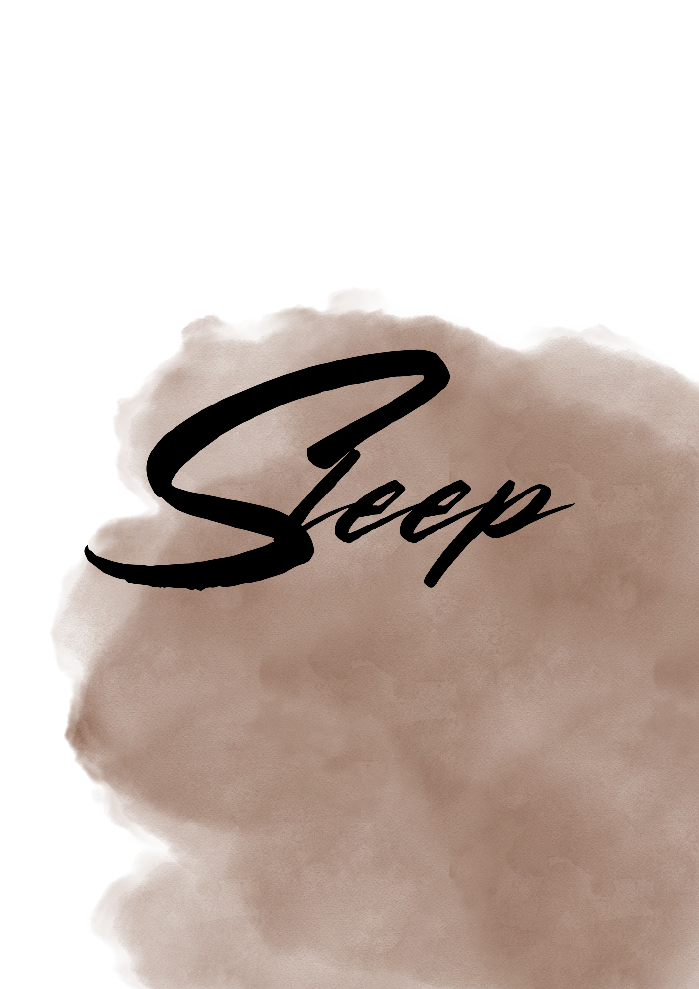 Relax, Calm, Sleep - set of 3 prints