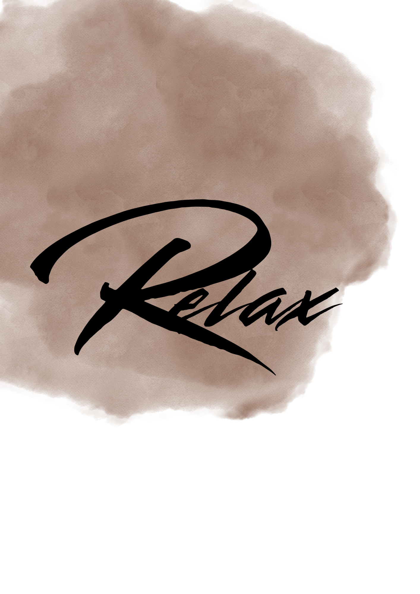 Relax, Calm, Sleep - set of 3 prints