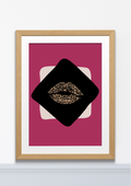Wild Thing – Leopard Lips Art Print