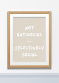 Not antisocial
