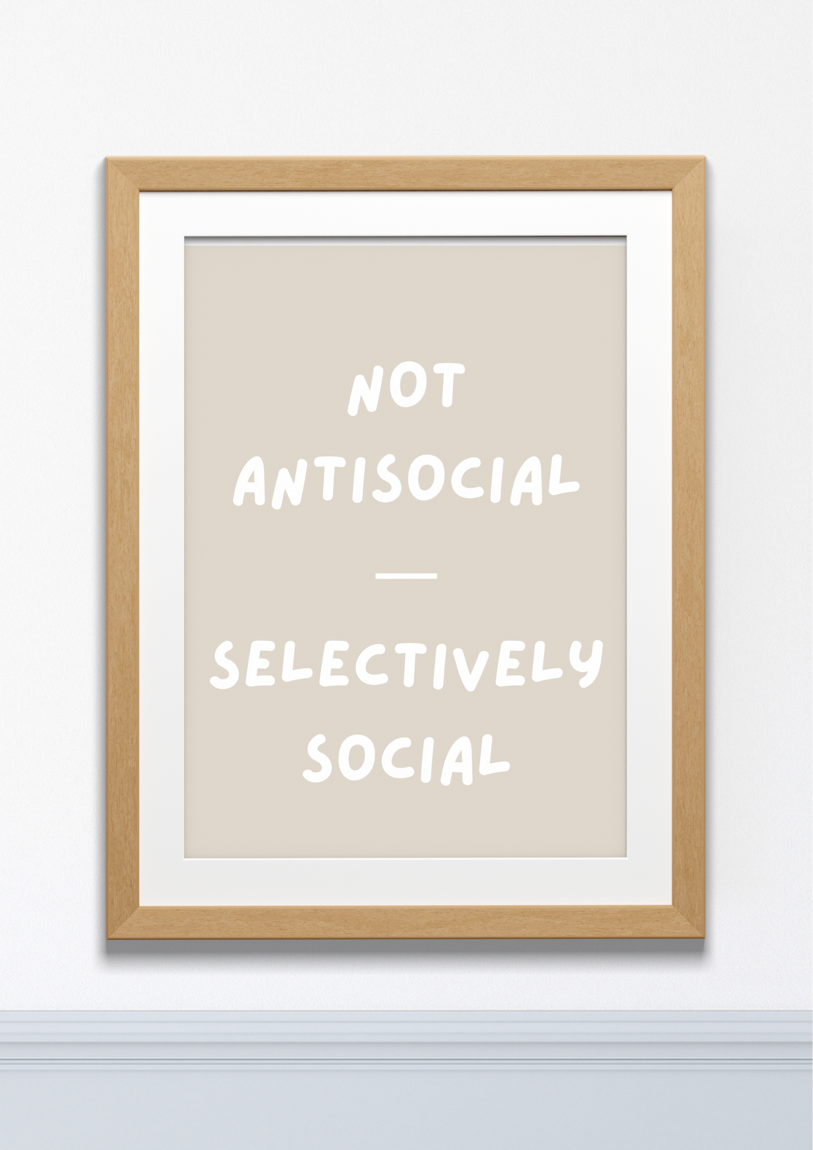 Not antisocial